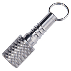 Aluminum Waterproof Pill Box Case Bottle Key Ring Holder