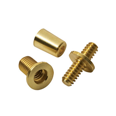 HPb62 HPb63 Brass CNC Machining Parts ROHS For Auto Switching Connector