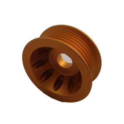 Anodized Metal Bushing Components Tolerance 0.002mm CNC Machining Brass Parts