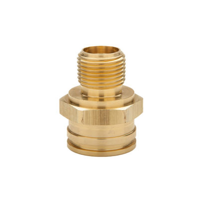 Solid Knob CNC Machining Brass Parts Precision For Machining Centre Transformer