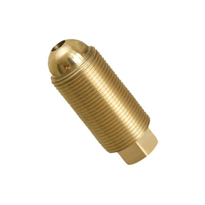 Solid Knob CNC Machining Brass Parts Precision For Machining Centre Transformer