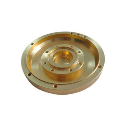 Ra1.6 Brass Cnc Turning Machining Parts 0.1mm Tolerance Ceiling Canopy Lamp