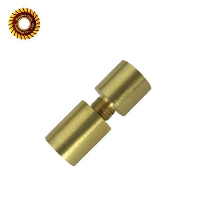 Precision Machining Brass CNC Turned Parts Ra3.2 Lathes Electroplating