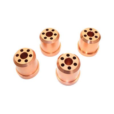 Brass Ra0.2 CNC Turned Parts 0.1mm Tolerance Mechanical Engineeing Sandblasted