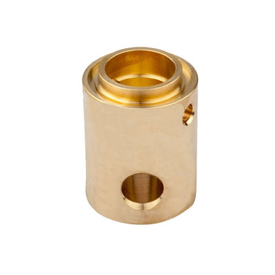 0.05mm Tolerance Brass CNC Turned Parts ROHS Auto Connector ANSI