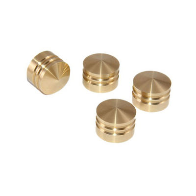 HPb62 Brass CNC Turned Components Valve Absorber Bracket Anodizing Broaching