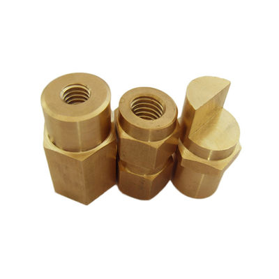 HPb62 Brass CNC Turned Components Valve Absorber Bracket Anodizing Broaching