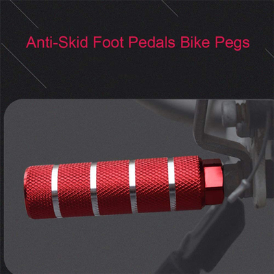 Broaching Aluminum Alloy CNC Parts Anti Skid Lead Foot Bike Bicycle Pegs BMX