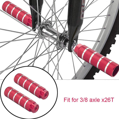 Broaching Aluminum Alloy CNC Parts Anti Skid Lead Foot Bike Bicycle Pegs BMX