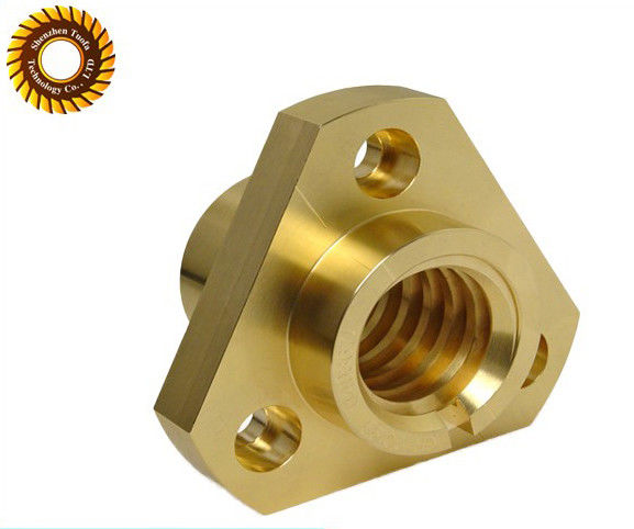 HPb62 HPb63 Brass CNC Machined Parts Copper Brass Turning Parts 0.05mm Tolerance