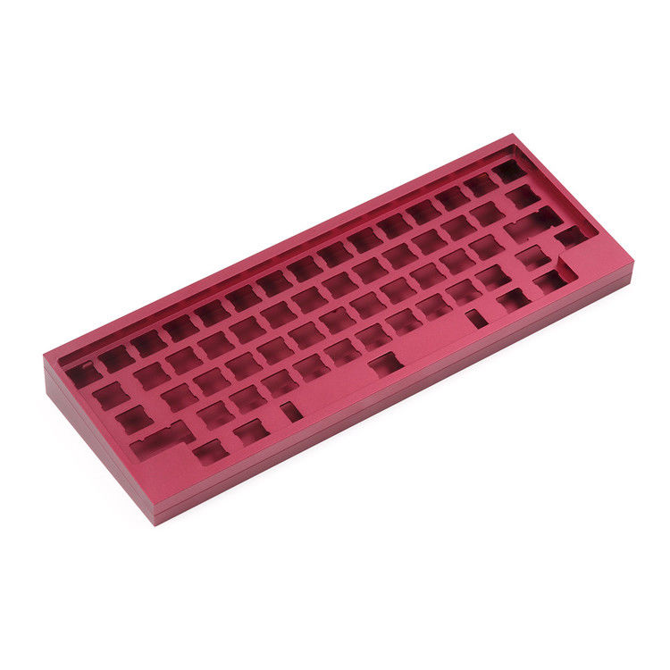 Aluminum Keyboard CNC Machining Parts Ra3.2 Sandblasting Computer Case